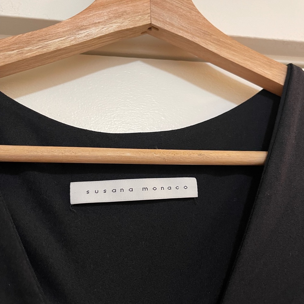 Susana Monaco Revolve Drawstring Front Bodysuit - image 6